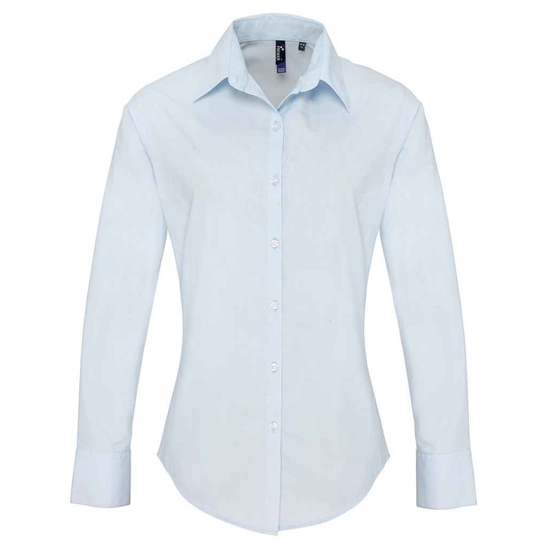 Premier Ladies Supreme Long Sleeve Poplin Shirt