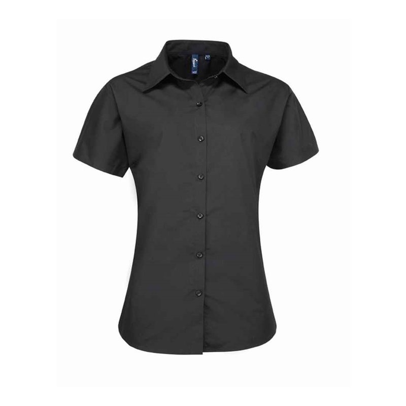 Premier Ladies Supreme Short Sleeve Poplin Shirt