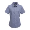 Premier Ladies Gingham Short Sleeve Shirt