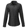 Premier Ladies Jeans Stitch Denim Shirt