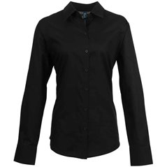 Premier Ladies Signature Long Sleeve Oxford Shirt