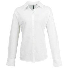 Premier Ladies Signature Long Sleeve Oxford Shirt