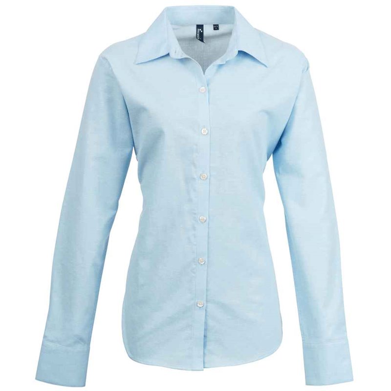 Premier Ladies Signature Long Sleeve Oxford Shirt