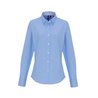 Premier Ladies Long Sleeve Striped Oxford Shirt