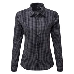 Premier Ladies Maxton Check Long Sleeve Shirt