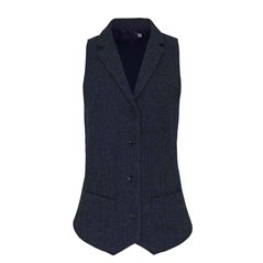 Premier Ladies Herringbone Waistcoat