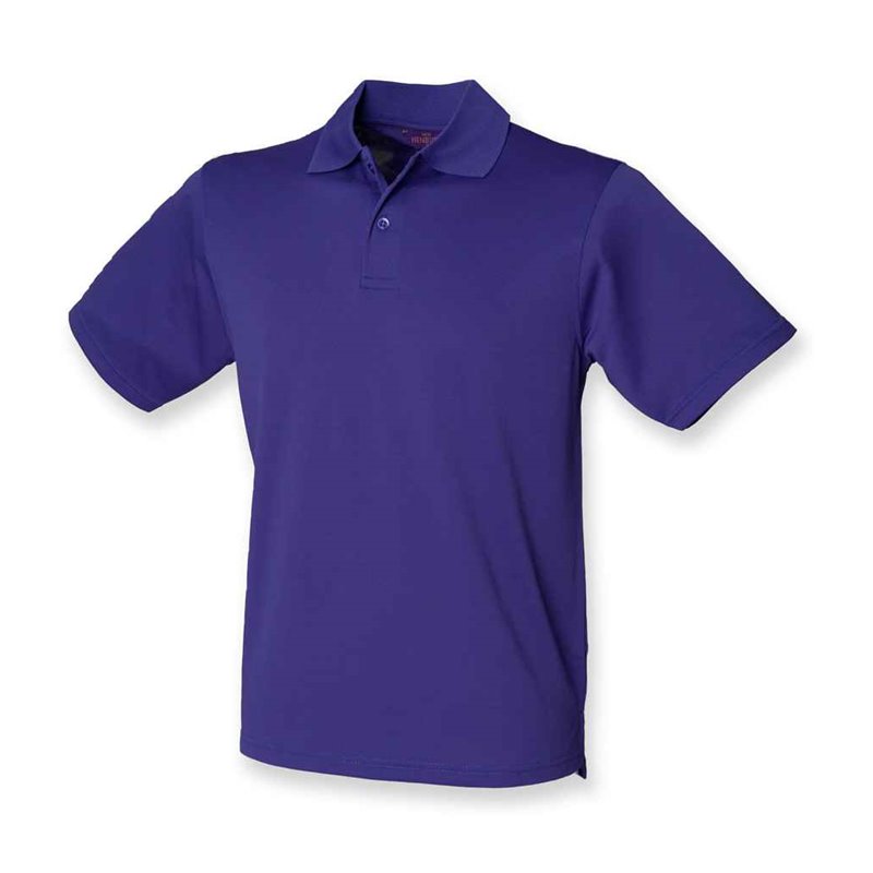 Henbury Coolplus Wicking Piqué Polo Shirt