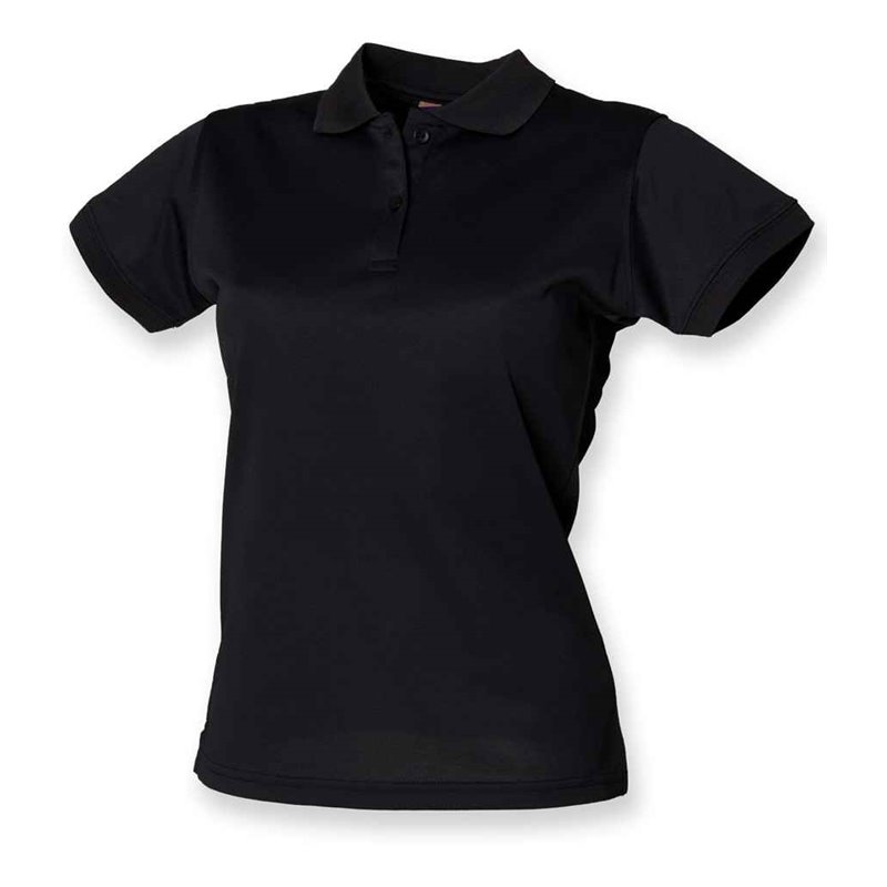 Henbury Ladies Coolplus Wicking Piqué Polo Shirt