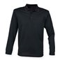 Henbury Unisex Long Sleeve Coolplus Piqué Polo Shirt