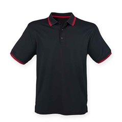 Henbury Coolplus® Tipped Polo Shirt
