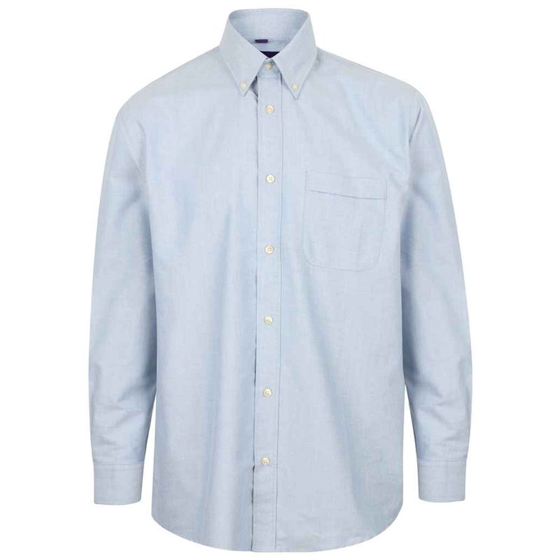 Henbury Long Sleeve Classic Oxford Shirt