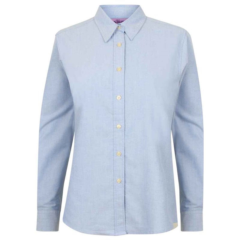 Henbury Ladies Long Sleeve Classic Oxford Shirt