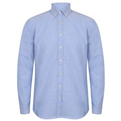 Henbury Modern Long Sleeve Classic Fit Oxford Shirt