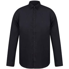 Henbury Modern Long Sleeve Slim Fit Oxford Shirt