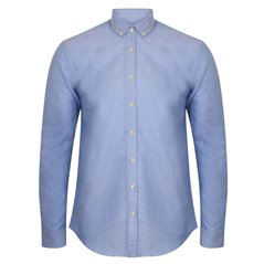 Henbury Modern Long Sleeve Slim Fit Oxford Shirt