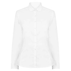 Henbury Ladies Modern Long Sleeve Regular Fit Oxford Shirt