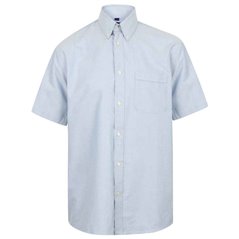 Henbury Short Sleeve Classic Oxford Shirt