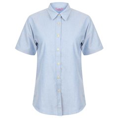 Henbury Ladies Short Sleeve Classic Oxford Shirt