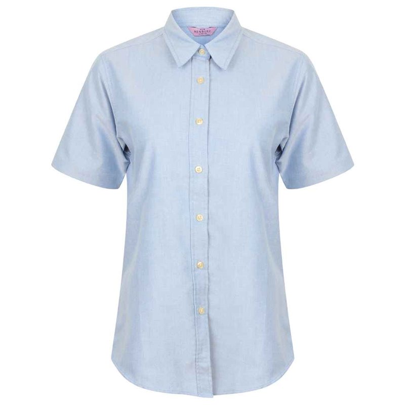 Henbury Ladies Short Sleeve Classic Oxford Shirt