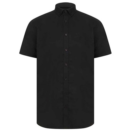Henbury Modern Short Sleeve Regular Fit Oxford Shirt