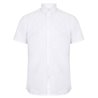 Henbury Modern Short Sleeve Regular Fit Oxford Shirt