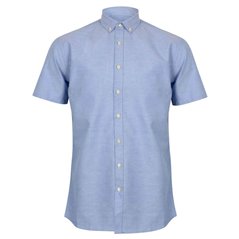 Henbury Modern Short Sleeve Regular Fit Oxford Shirt