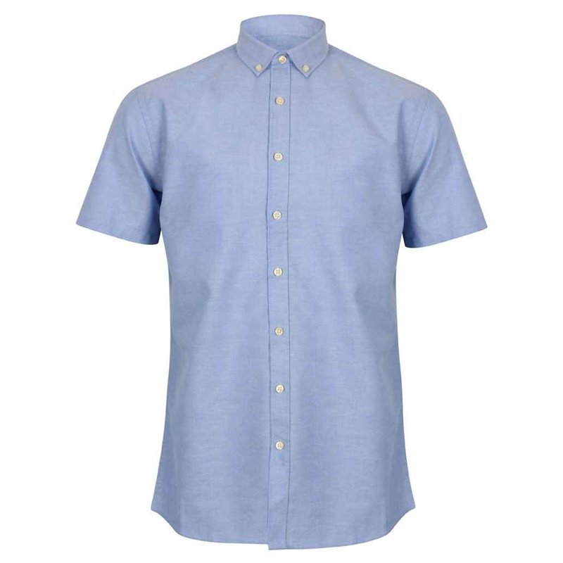 Henbury Modern Short Sleeve Regular Fit Oxford Shirt