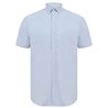 Henbury Modern Short Sleeve Slim Fit Oxford Shirt