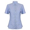 Henbury Ladies Modern Short Sleeve Regular Fit Oxford Shirt