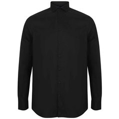 Henbury Long Sleeve Stretch Poplin Shirt