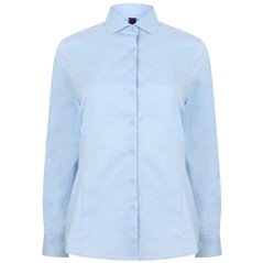 Henbury Ladies Long Sleeve Stretch Poplin Shirt