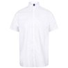 Henbury Short Sleeve Stretch Poplin Shirt