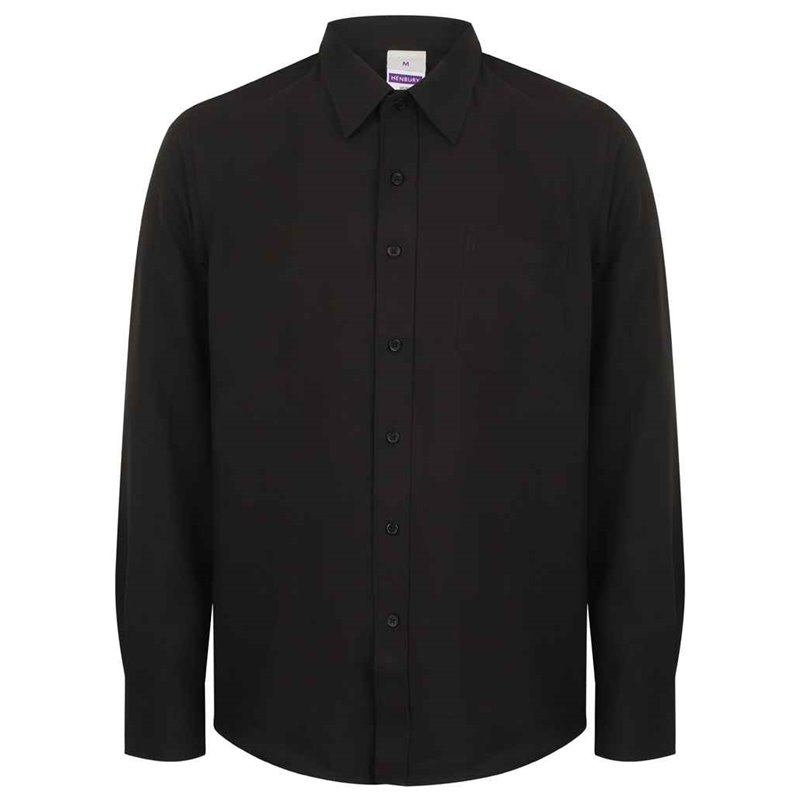 Henbury Long Sleeve Wicking Shirt