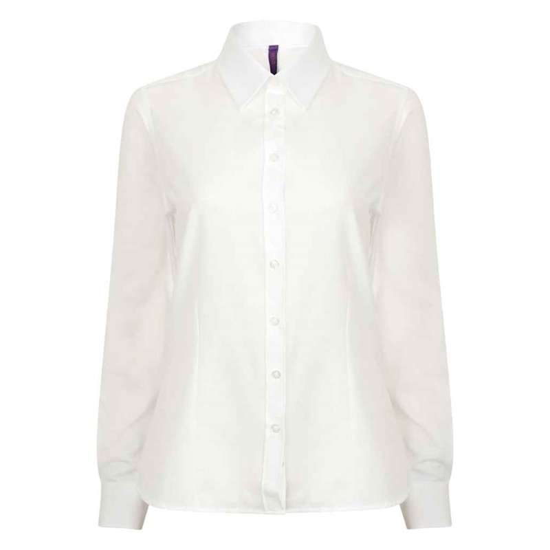 Henbury Ladies Long Sleeve Wicking Shirt