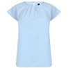 Henbury Ladies Pleat Front Short Sleeve Blouse