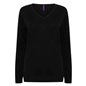 Henbury Ladies Lightweight Cotton Acrylic V Neck Sweater