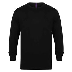 Henbury Lightweight Cotton Acrylic Crew Neck Sweater