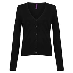 Henbury Ladies Lightweight V Neck Cardigan