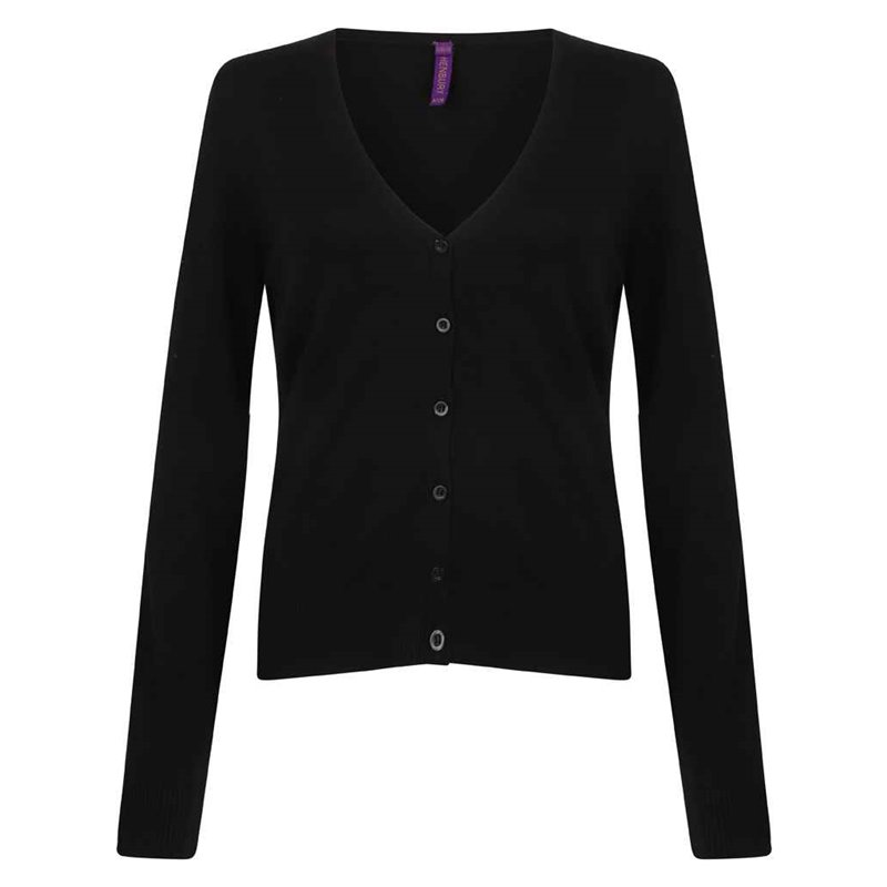Henbury Ladies Lightweight V Neck Cardigan