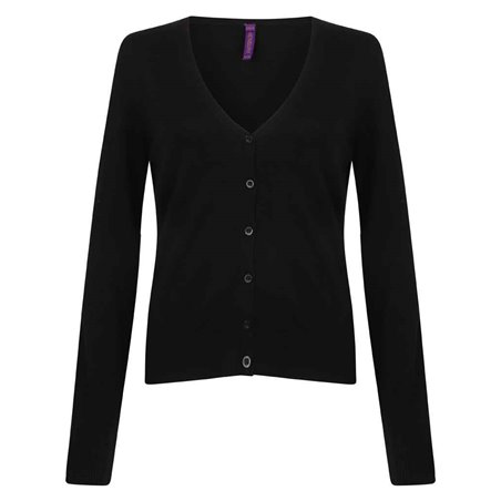 Henbury Ladies Lightweight V Neck Cardigan