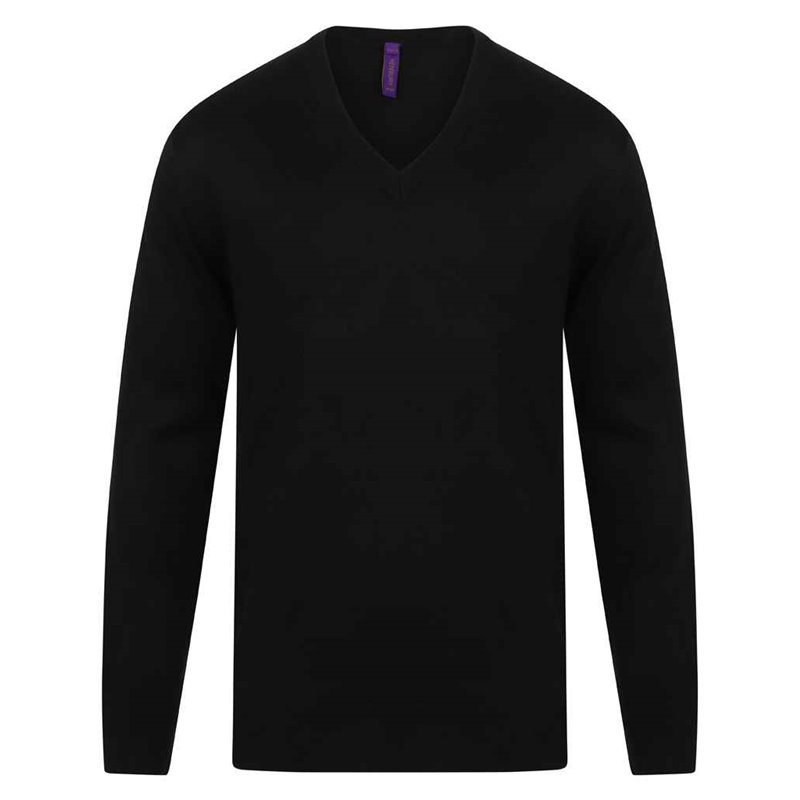 Henbury Acrylic V Neck Sweater