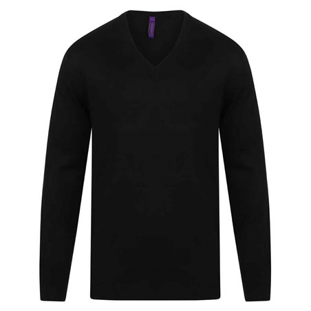 Henbury Acrylic V Neck Sweater