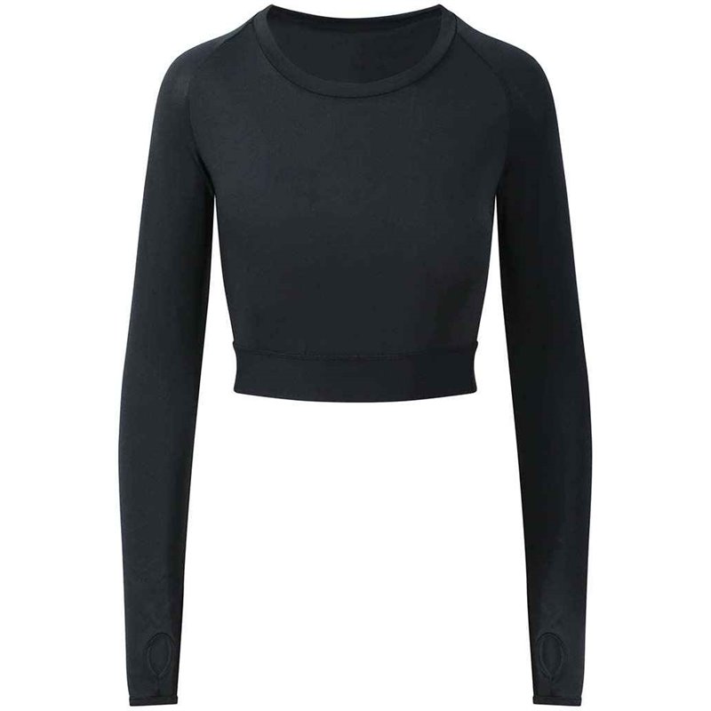 AWDis Ladies Cool Long Sleeve Crop Top