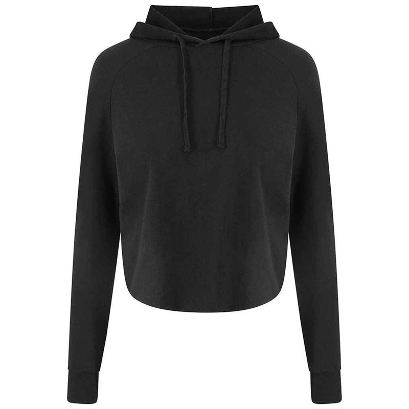 AWDis Ladies Cool Cross Back Cropped Hoodie