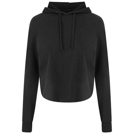 AWDis Ladies Cool Cross Back Cropped Hoodie