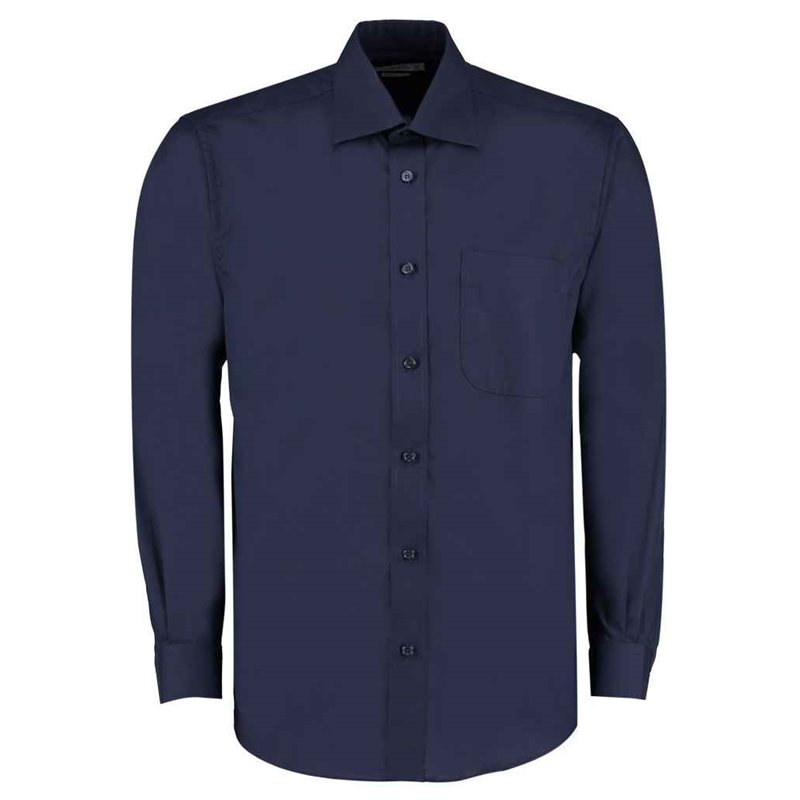 Kustom Kit Long Sleeve Classic Fit Business Shirt