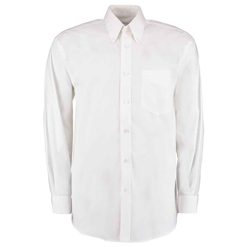 Kustom Kit Premium Long Sleeve Classic Fit Oxford Shirt