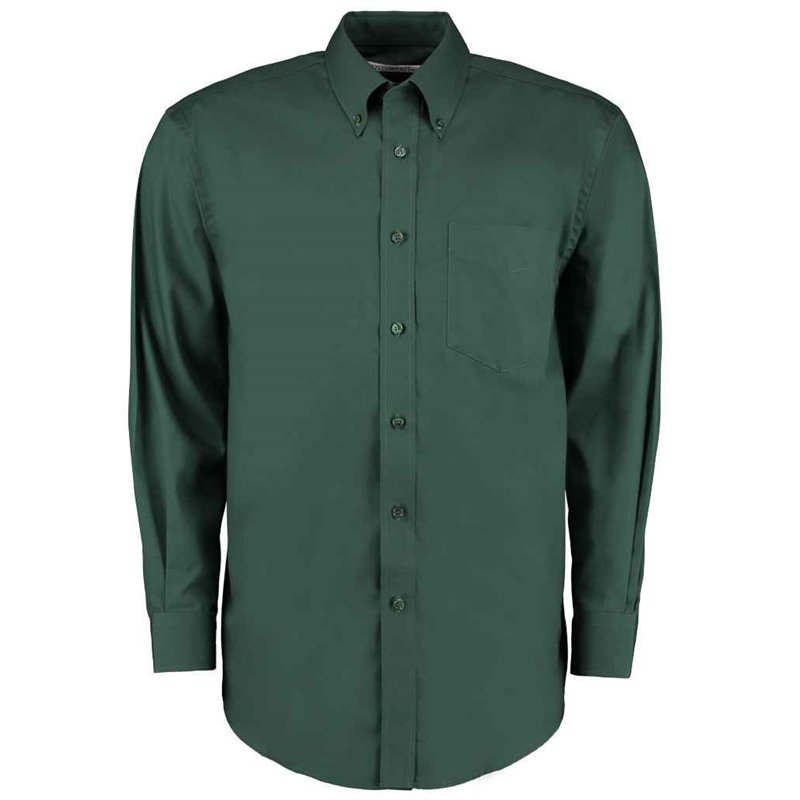 Kustom Kit Premium Long Sleeve Classic Fit Oxford Shirt