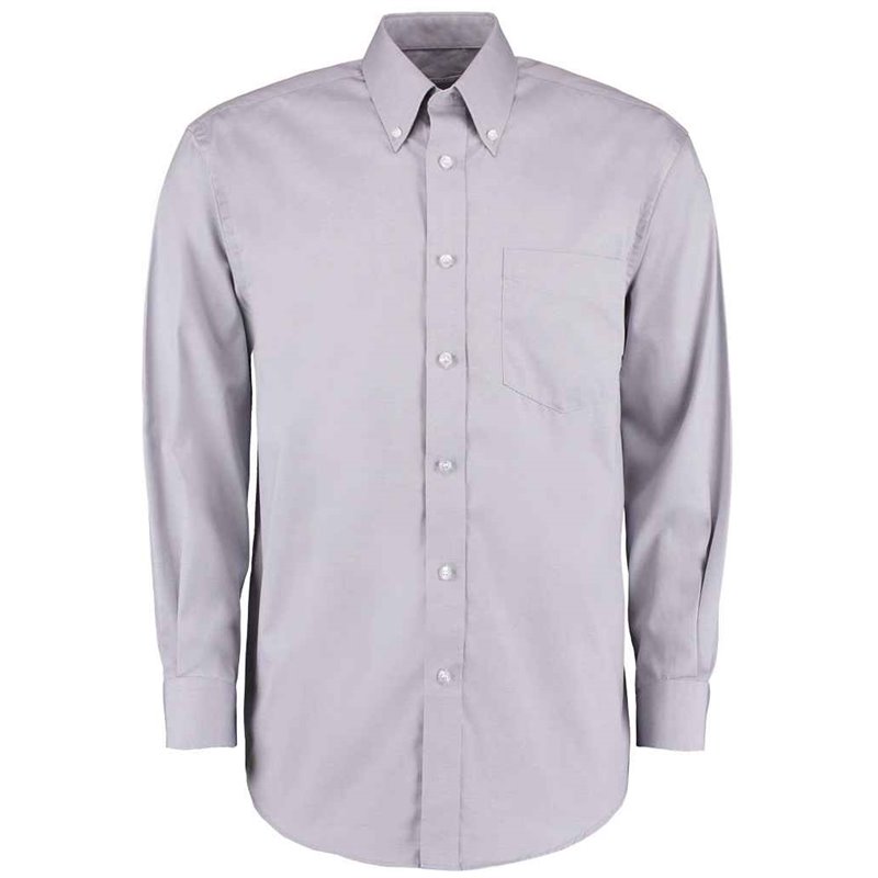 Kustom Kit Premium Long Sleeve Classic Fit Oxford Shirt