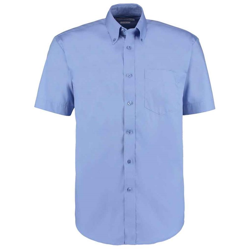Kustom Kit Premium Short Sleeve Classic Fit Oxford Shirt